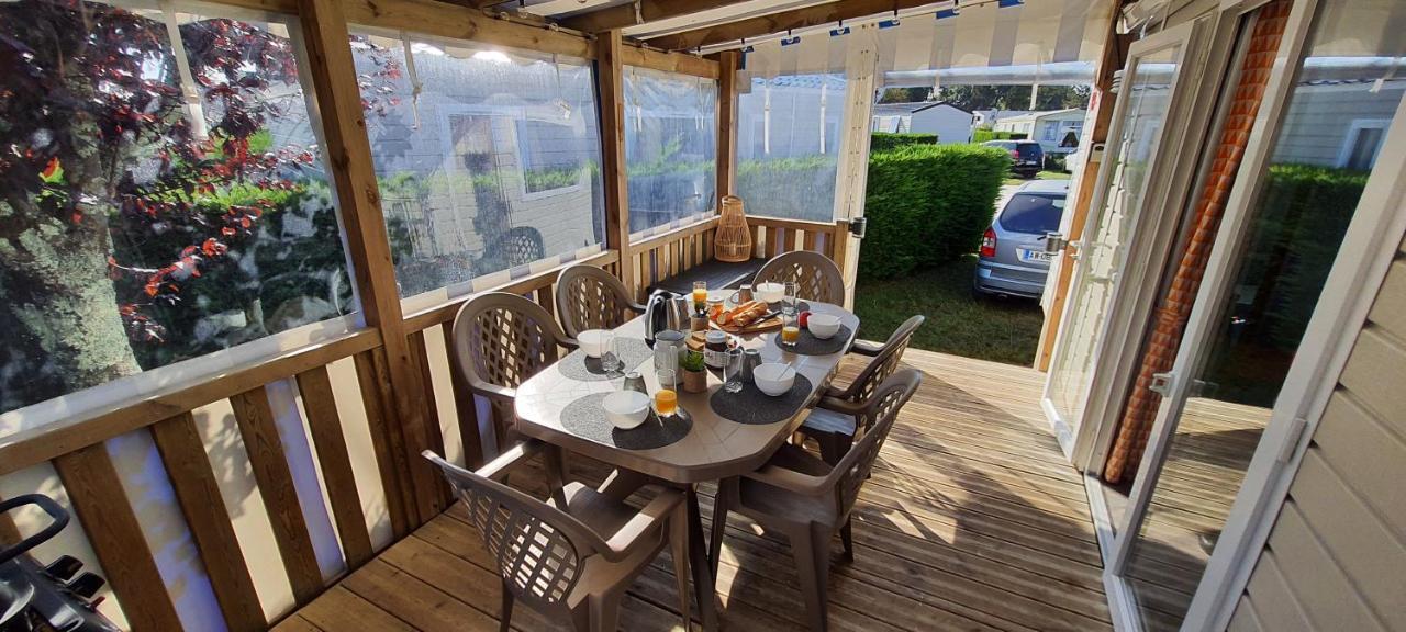 Mobilhome 2Ch Climatise-Terrasse Fermee-4 Velos-Camping 4 Etoiles Les Charmettes Ле-Мат Екстер'єр фото